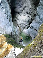 Canyoning Straight to hell